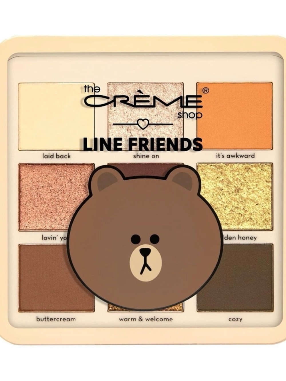 3/$25 ✨ NIB The Crème Shop x LINE FRIENDS Warm& Toasty Eyeshadow Palette✨ BT21